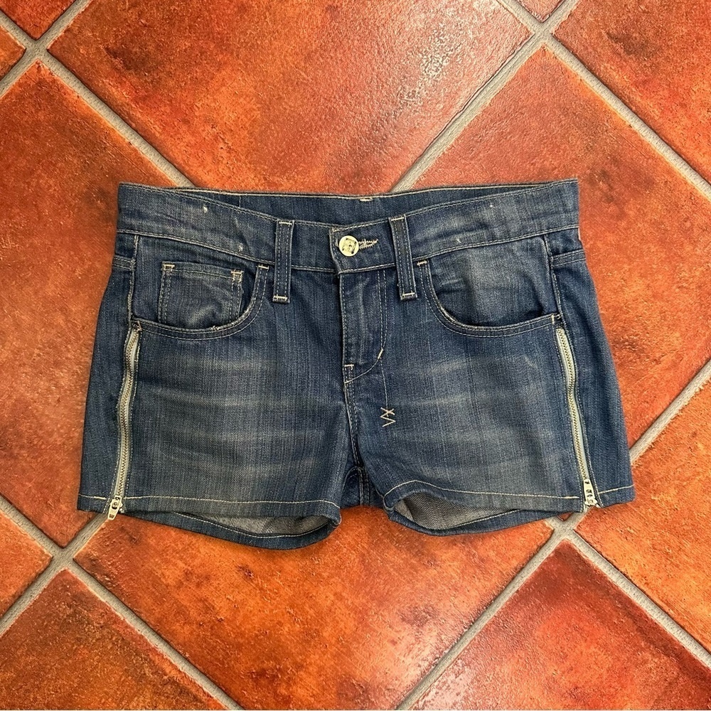 Ksubi Side-Zipper Denim Shorts